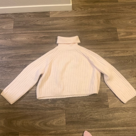 Zara Sweaters - Zara light pink turtleneck sweater. Size M